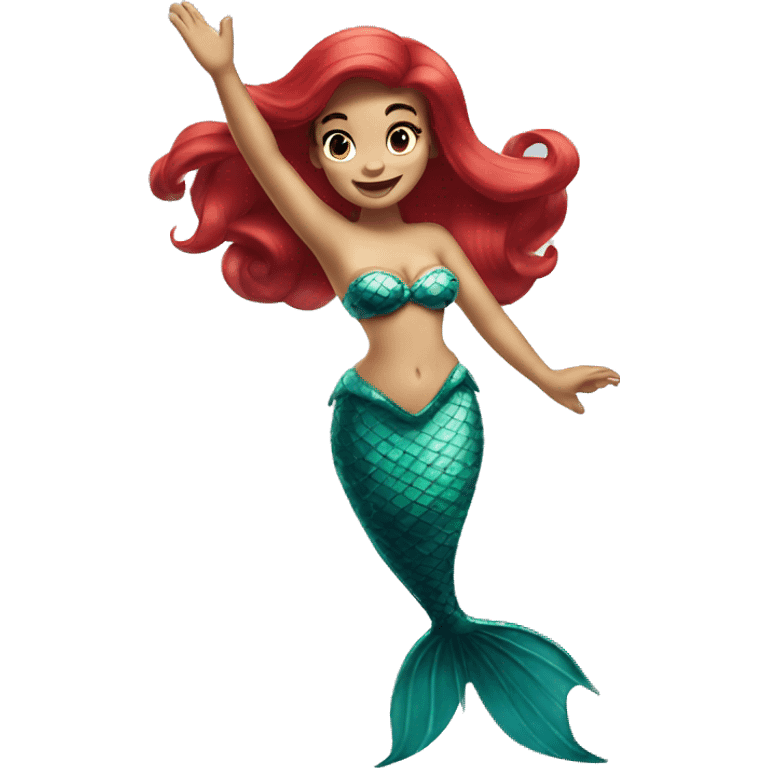 Ariel the little mermaid emoji