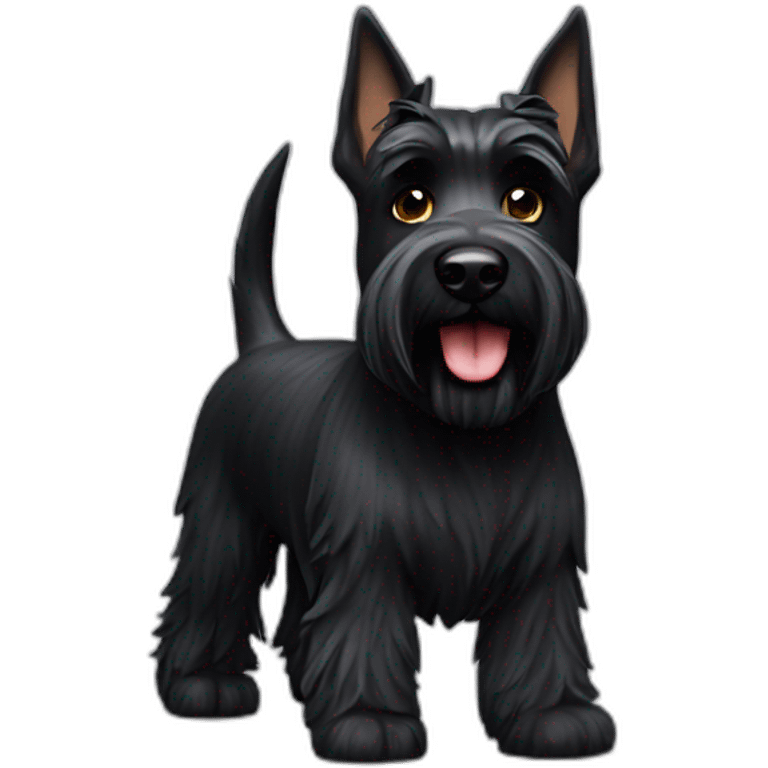 scottish-terrier-dog-walking emoji