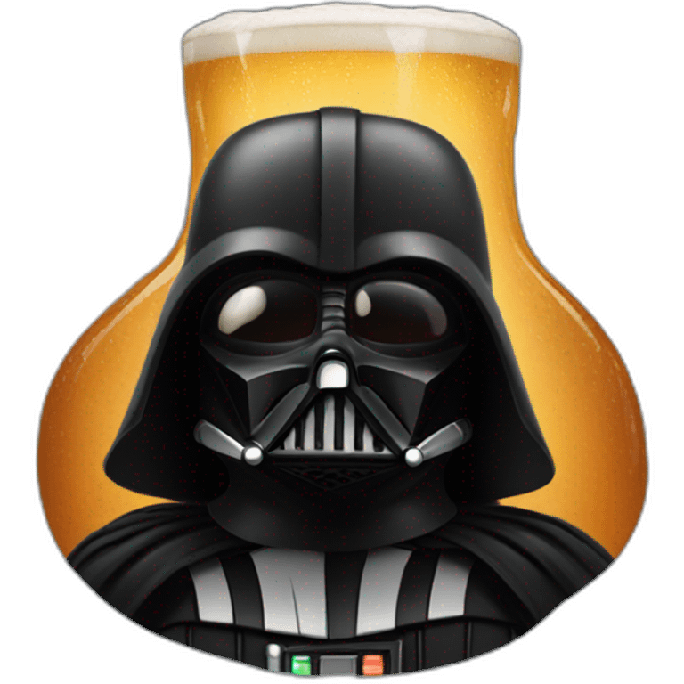 Dark vador beer emoji