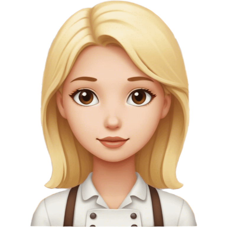 Bakery blond girl emoji