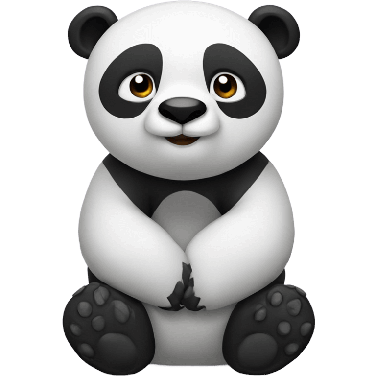 Panda on ozempic emoji