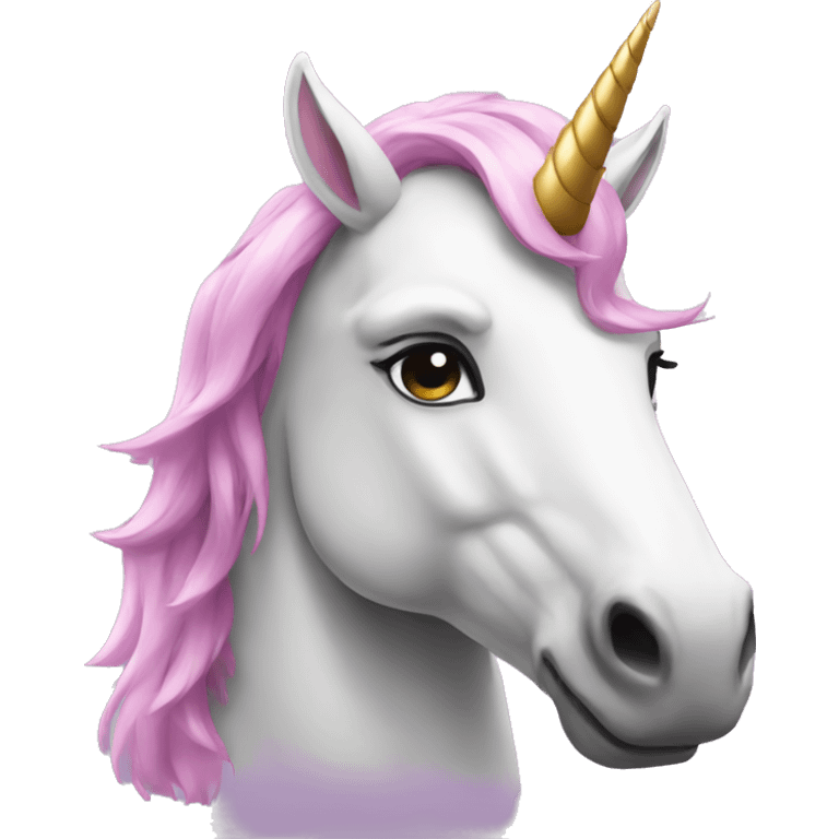 serious unicorn emoji