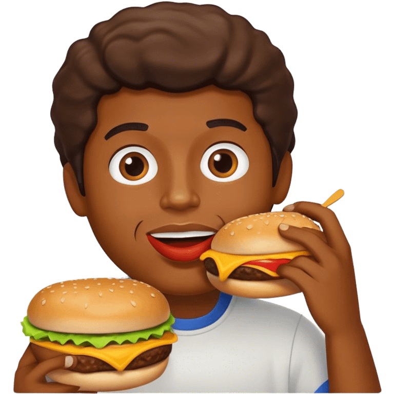 rod wave eating a cheeseburger  emoji