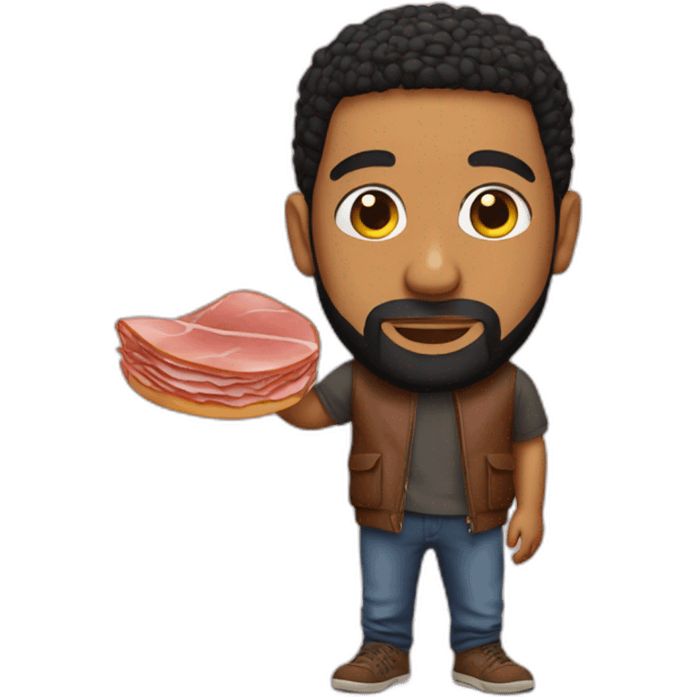 Drake with ham emoji