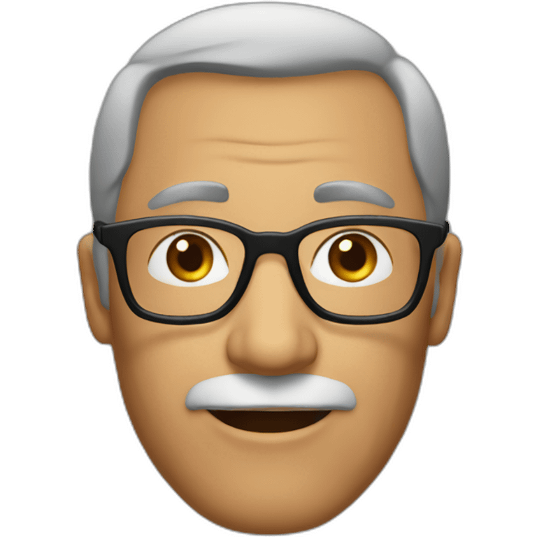 50-year-old-man-with-glasses-with-little-beard emoji