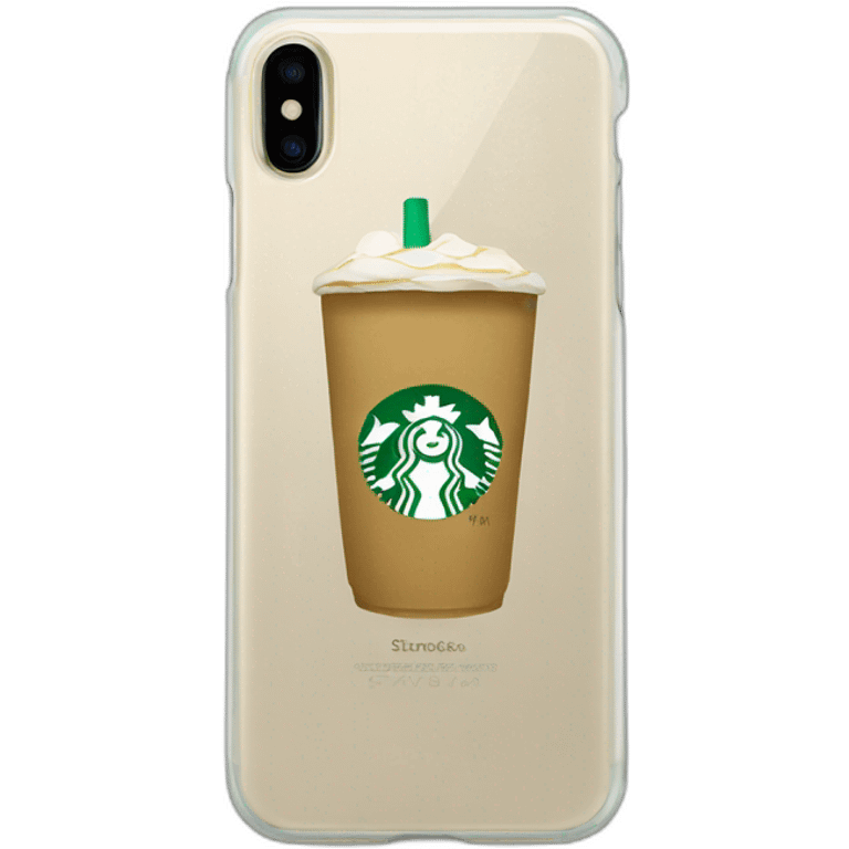 Starbucks phone case emoji