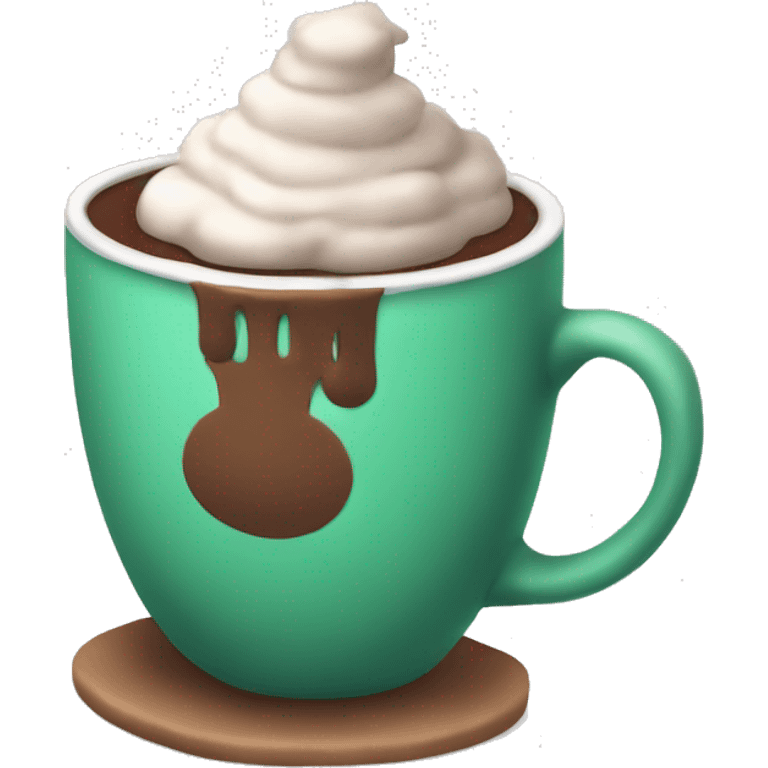 Christmas hot cocoa emoji