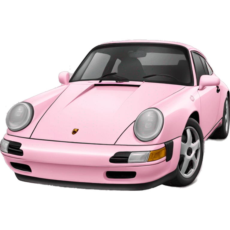 Light pink Porsche  emoji