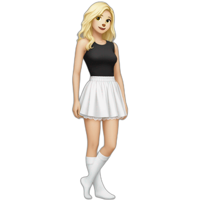 white-knickers-long-white-socks-black-skirt emoji