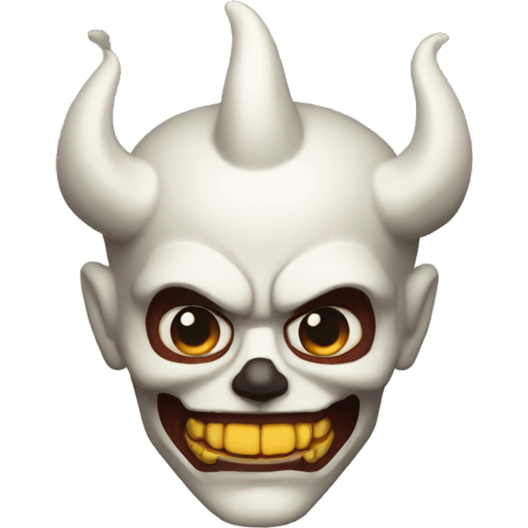 El Diablo blanco emoji