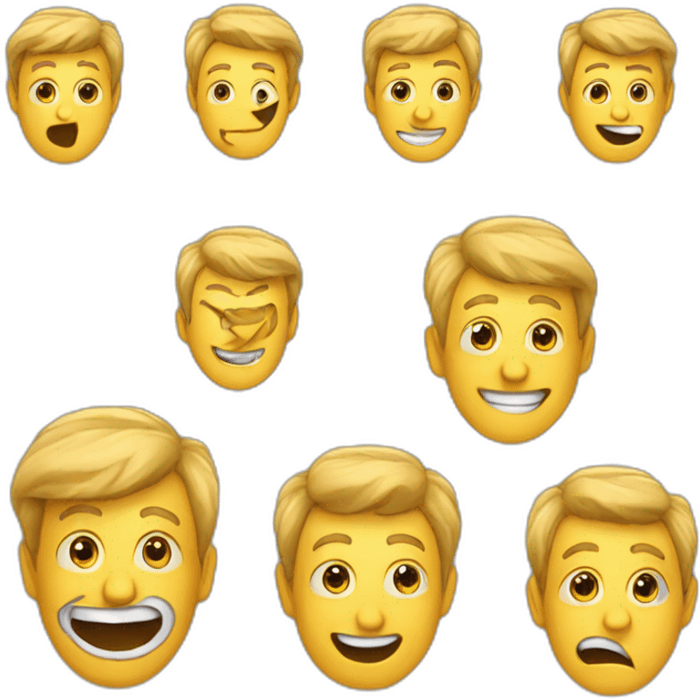 Emojis en fous rire emoji