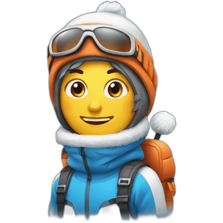 Winter sport home emoji