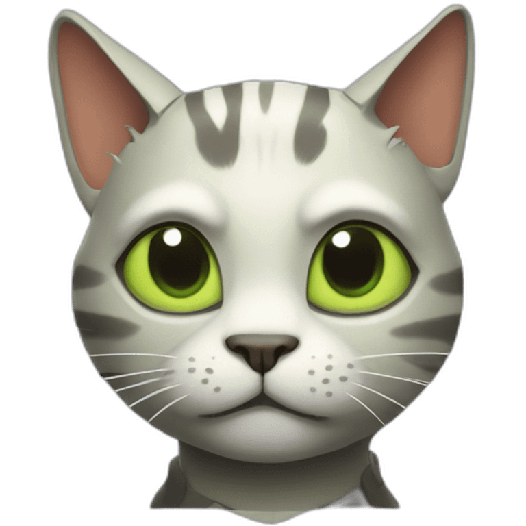 shrek robot cat emoji