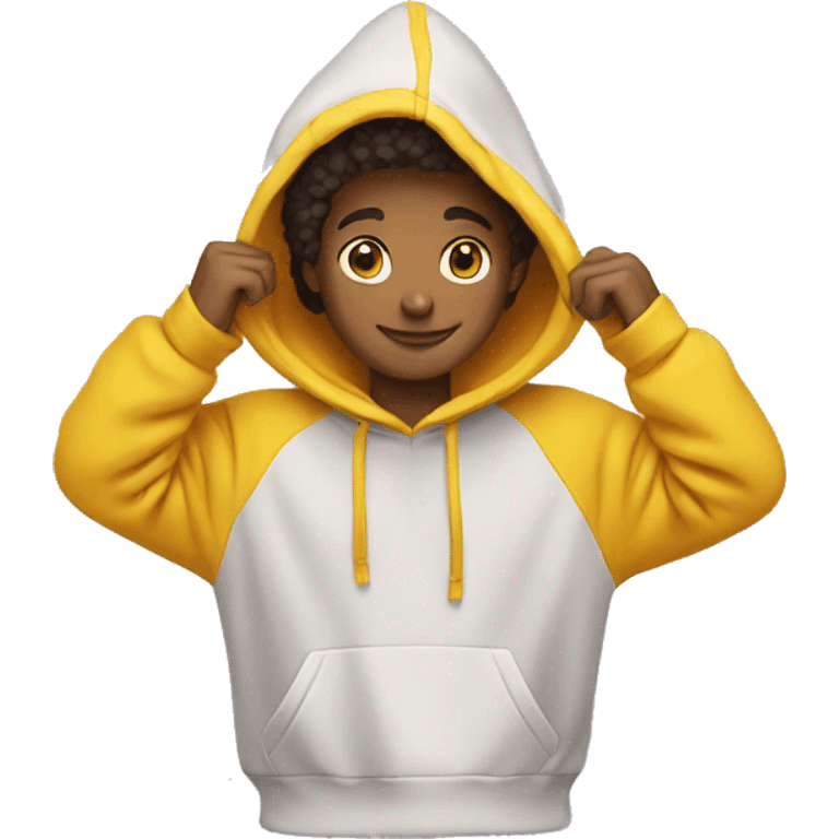 Bright hoodie emoji