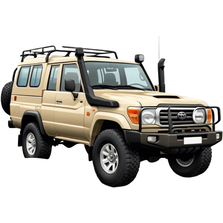 landcruiser 79 series - Toyota (Model Year: 2008) (Iconic colour: sand) emoji