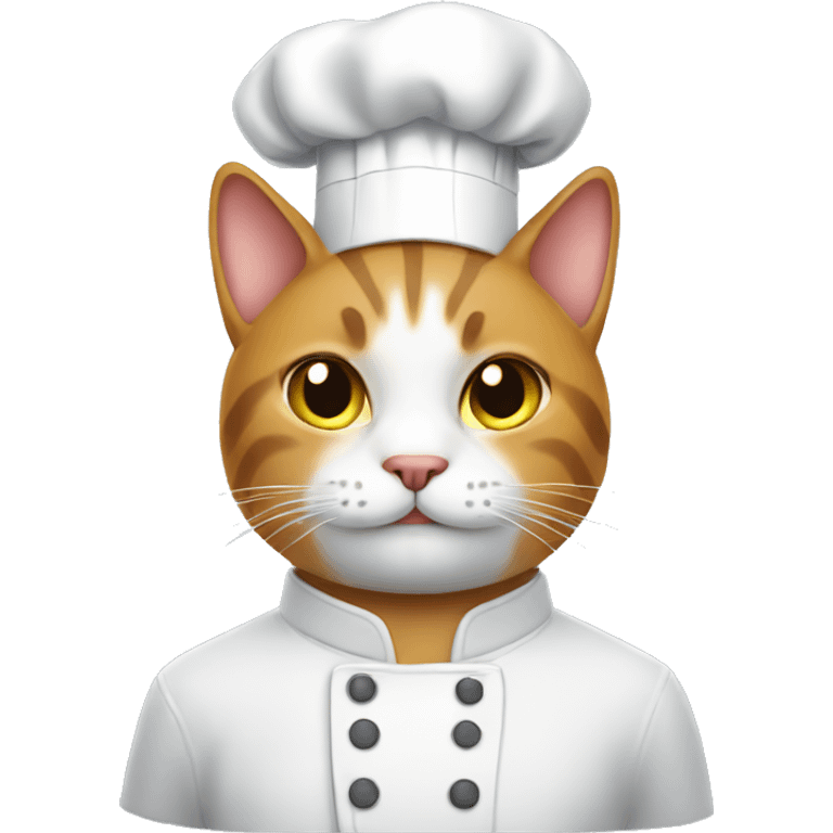 Cat with a chef hat emoji