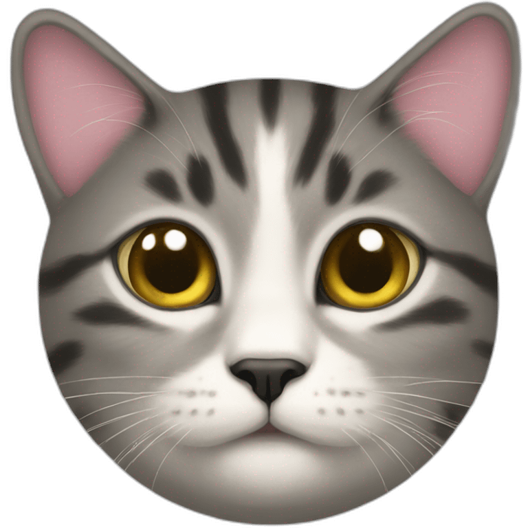 Hald  dots cat emoji