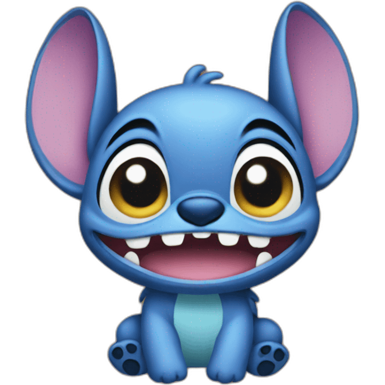 Stitch calling emoji