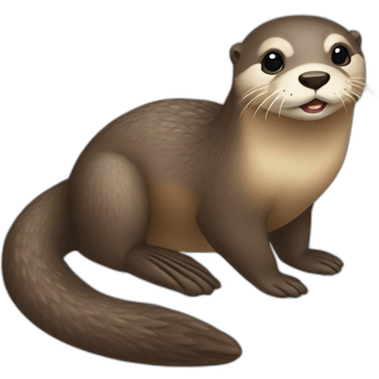 loutre qui s'appelle sanssans emoji