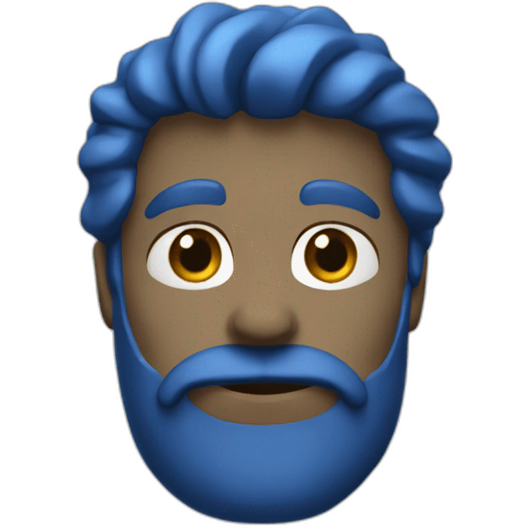 Élément bleu emoji