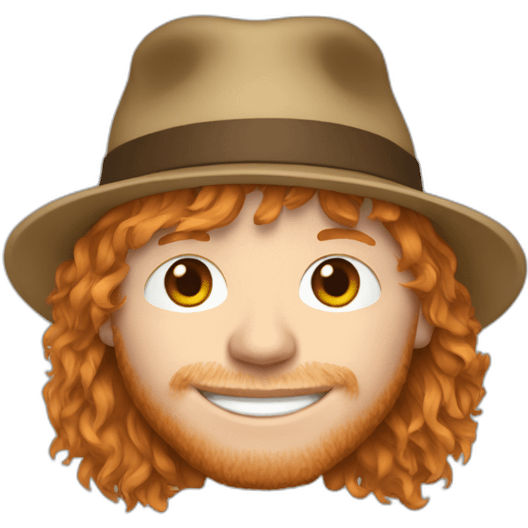 ed Sheeran in a hat emoji