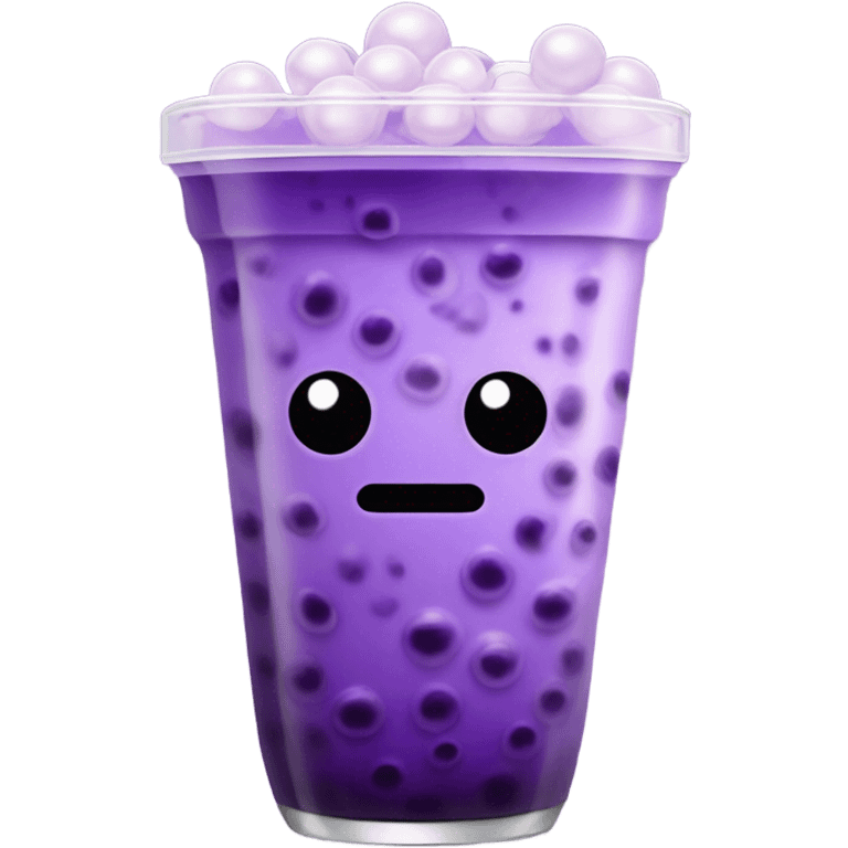 purple boba tea  emoji