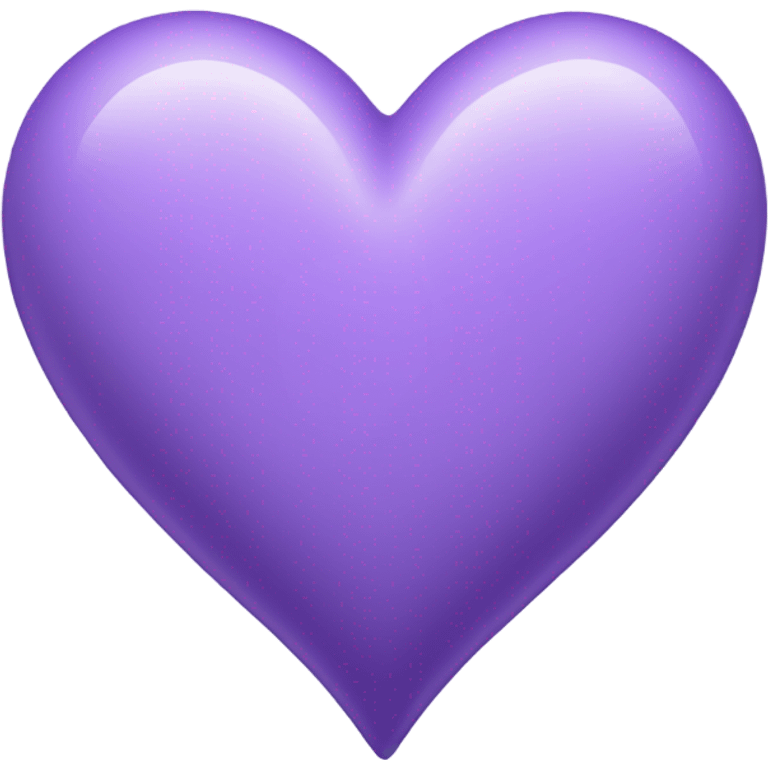 Lavender purple heart  emoji