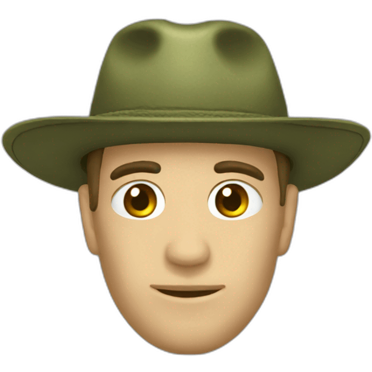 ranger hat brain emoji