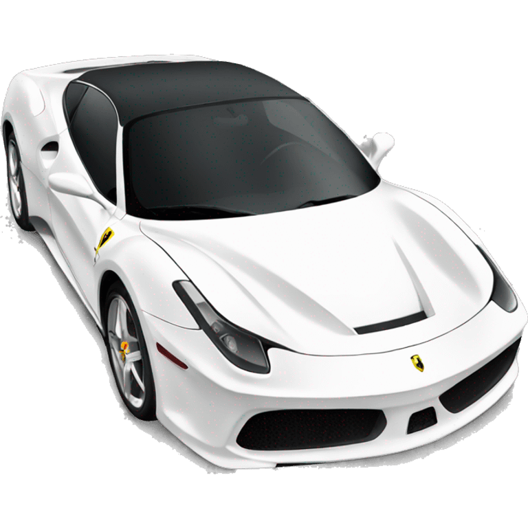 White ferrari emoji