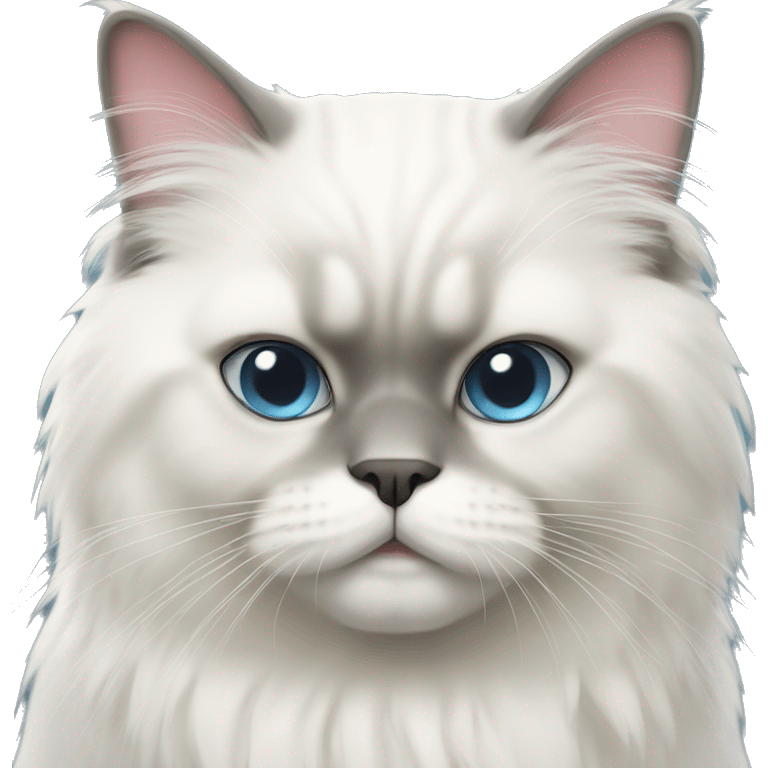 White Himalayan cat emoji