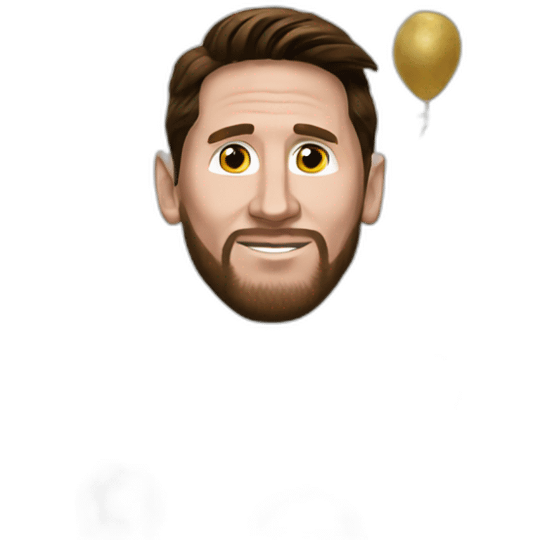 Messi ballon d'or emoji