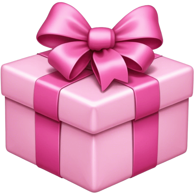 present with pink bow emoji