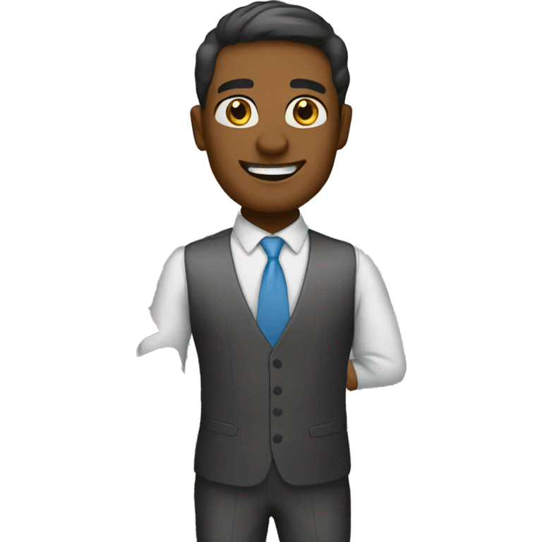 A business selling products  emoji