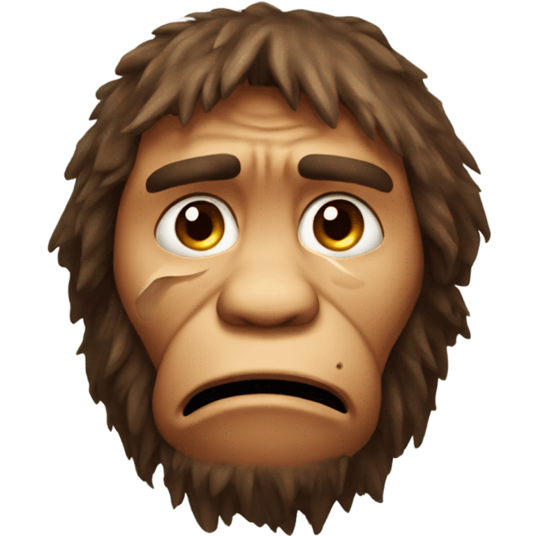 Neanderthal crying  emoji