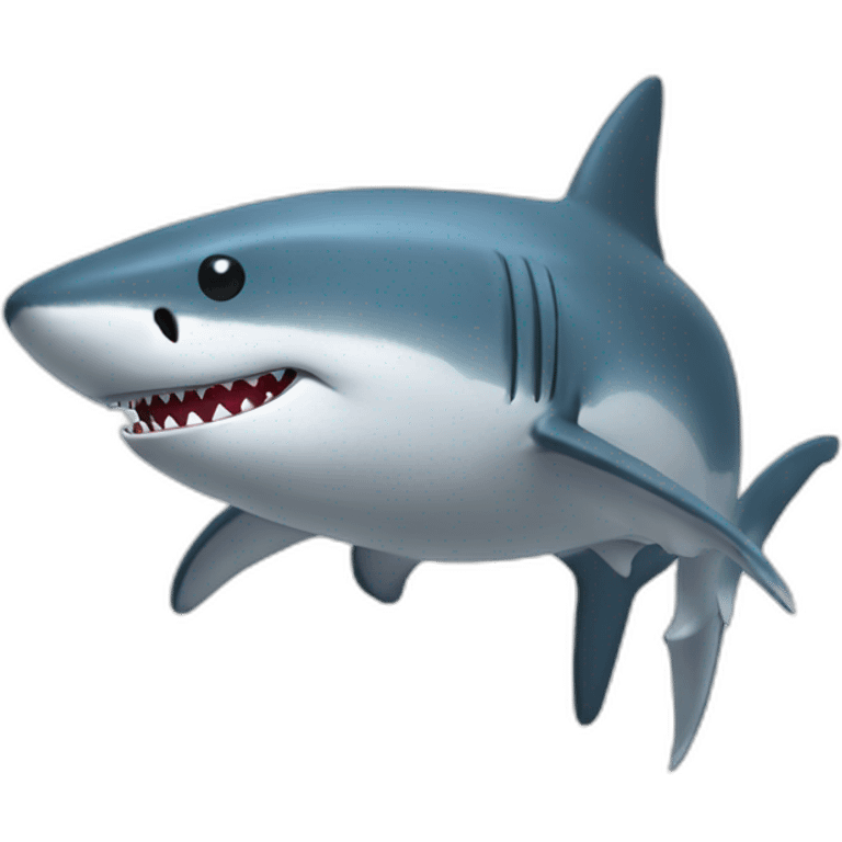 Un requin en peluche emoji