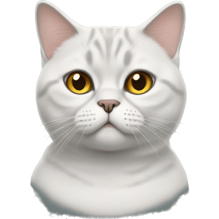 Realistic british shorthair cat  emoji