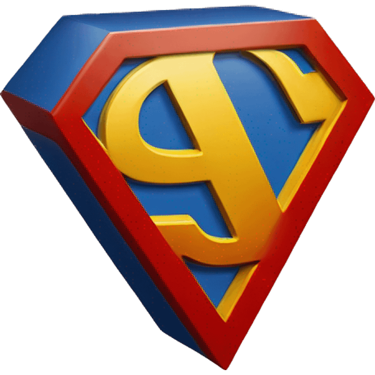 superman logo with the letter "N" emoji