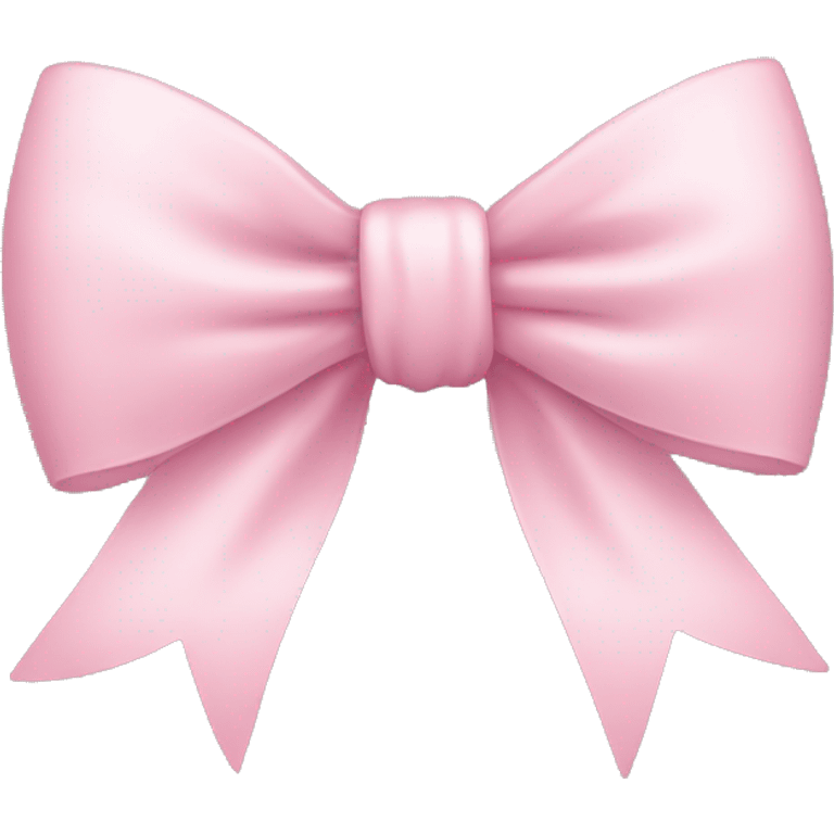 Light pink bow emoji