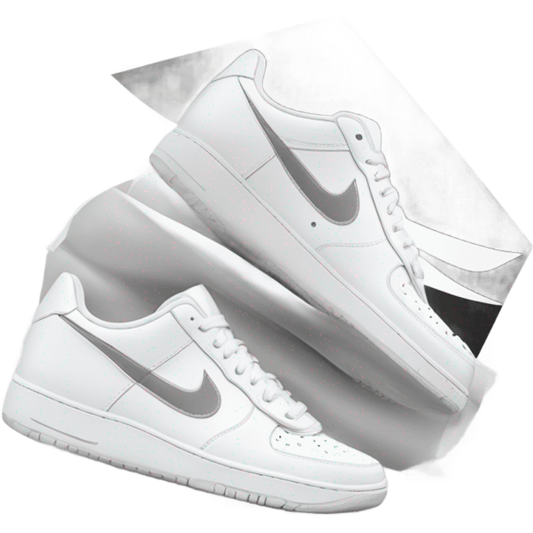 White Nike emoji