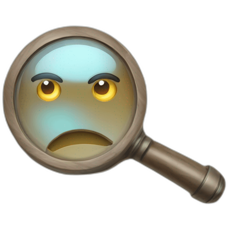 magnifying glass emoji