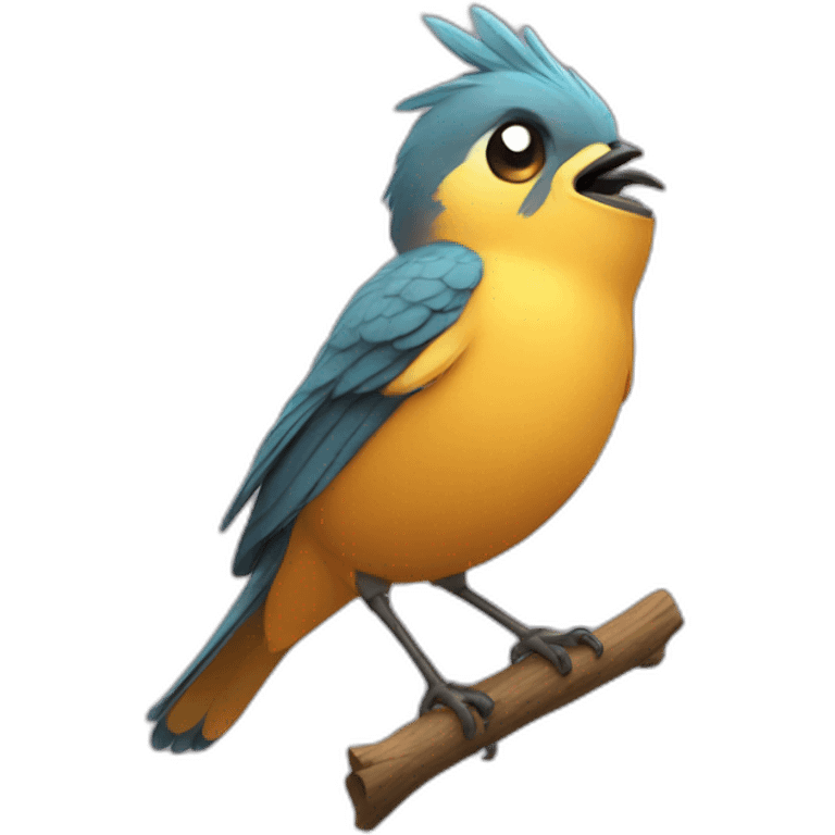 BIRD sing emoji