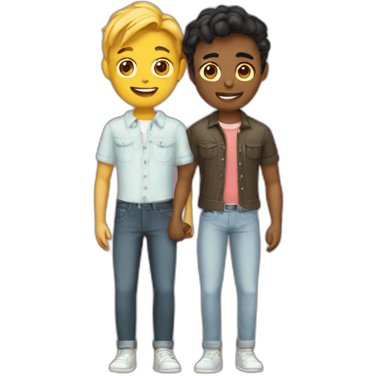 Couple gay emoji