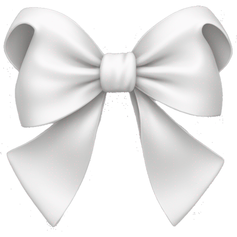 White bow emoji