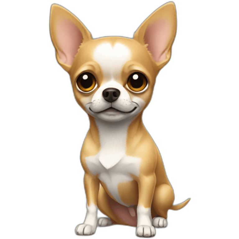 Chihuahua avec poile emoji