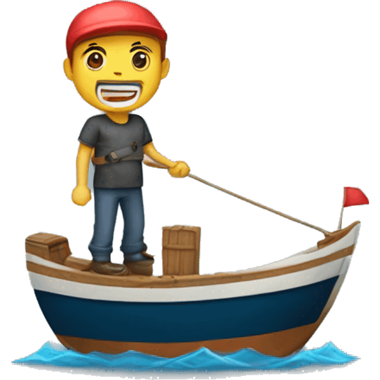 Barco de passeio emoji