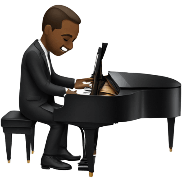 jazz pianist performance  emoji