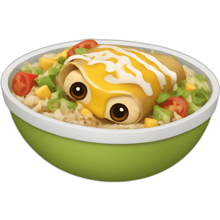 Burrito bowl emoji