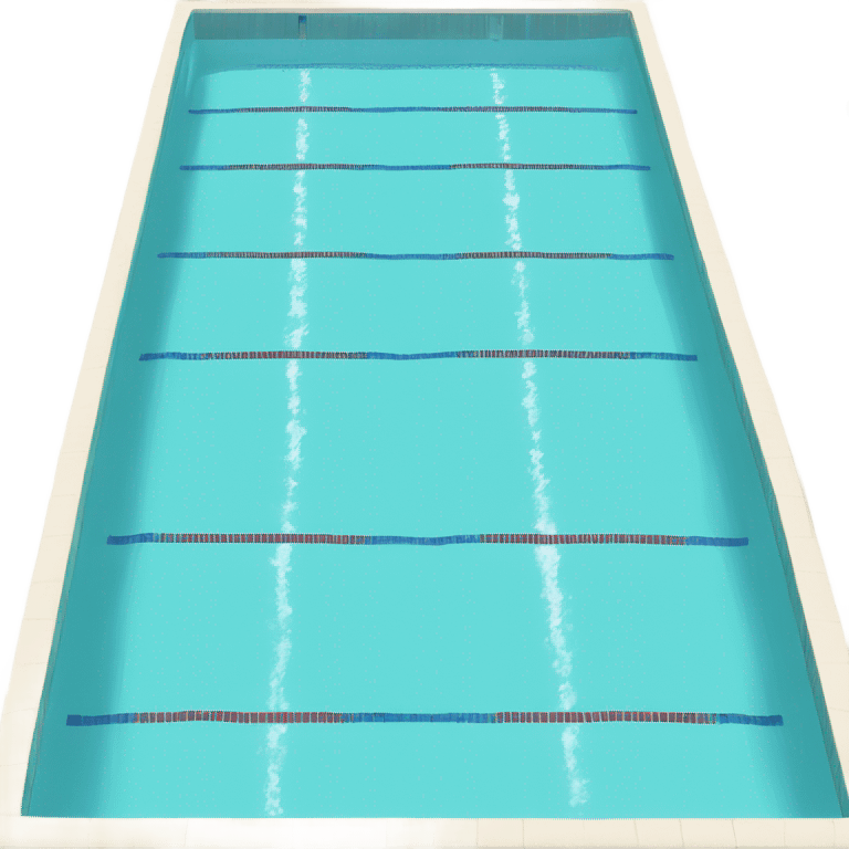 swimming pool with lanes emoji