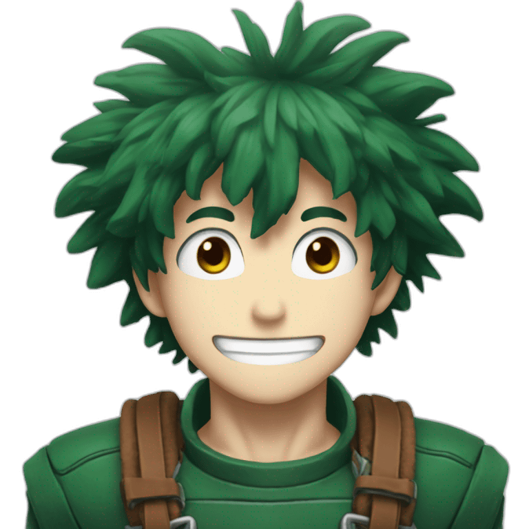 Deku from mha emoji