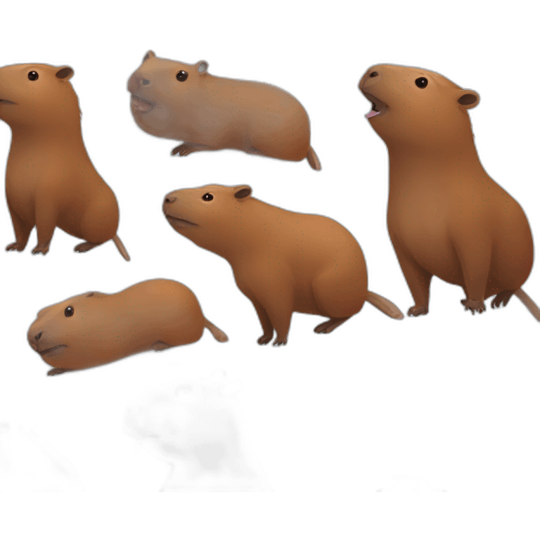 Sa capibara🥳 emoji